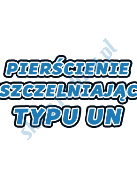 Pierścień uszczelniający typu: