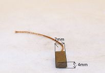 Szczotka   4,0 x 7,0 x 20,0 węglowa 410 - 4