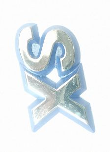 Emblemat "SX" tył CC Fiat