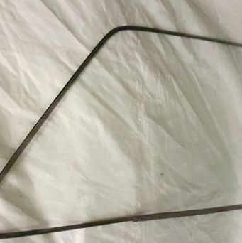 Ramka ozdobna drzwi P czarna 126p