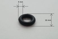 Oring    8,00 mm x 4,00 mm - 2