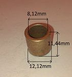Tulejka rozr.   8,12 mm x 12,12 mm x 11,44 mm AS - 2