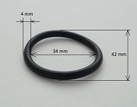 Oring  34,00 mm x 4,00 mm FKM - 2