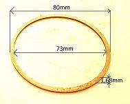 Podkładka dystansowa tylnego mostu 1,68 mm Żuk - 2
