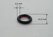 Oring    9,50 mm x 2,50 mm - 2