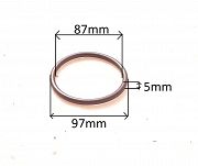 Oring  87,00 mm x 5,00 mm NBR pompy wody VW - 2