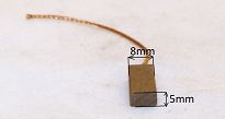Szczotka   5,0 x 8,0 x 12,5 węglowa 802 - 4