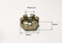 Nakrętka  M12 x 1,25 x 10 zaw. kabiny Żuk FSC - 2