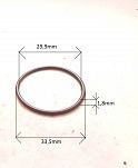 Oring  29,90 mm x 1,80 mm NBR - 2