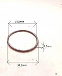 Oring  31,80 mm x 3,20 mm NBR - 2