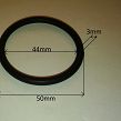 Oring  44,00 mm x 3,00 mm FKM - 2