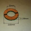 Podkładka sworznia zwrotnicy 2,98 mm 126p  - 2
