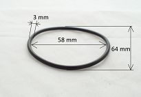 Oring  58,00 mm x 3,00 mm - 2