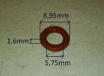 Oring    5,75 mm x 1,60 mm VMQ FSO, 126p - 2