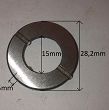 Podkładka sworznia zwrotnicy 2,5 mm 126p  - 2