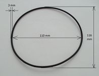 Oring 110,00 mm x 3,00 mm VMQ - 2