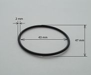 Oring  43,00 mm x 2,00 mm - 2