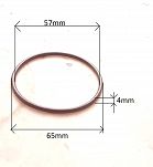 Oring  57,00 mm x 4,00 mm - 2