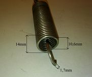 Sprężyna pedału sprzęgła FSO, PN - 4