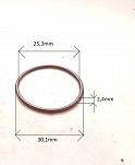 Oring  25,30 mm x 2,40 mm - 2