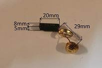 Szczotka   5,0 x 8,0 x 20,0 Celma E 1.2 - 2