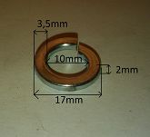 Podkładka sprężysta  M10 x 17 x 2 Fiat - 2