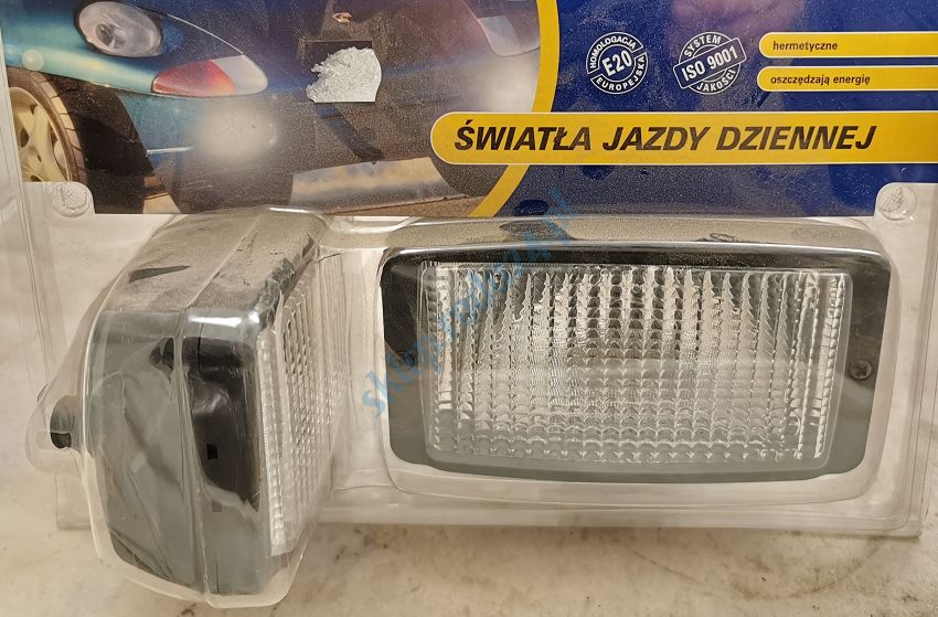 Lampy do jazdy dziennej prostokątne 138 x 78 Wesem
