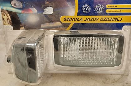 Lampy do jazdy dziennej prostokątne 138 x 78 Wesem