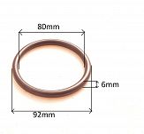 Oring  80,00 mm x 6,00 mm  - 2