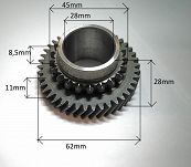 Koło zębate III biegu CC 700 Fiat - 2