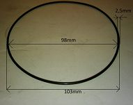 Oring  98,00 mm x 2,50 mm  - 2