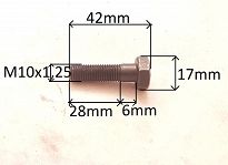 Śruba M 10 x 1,25 x 42  10,9 126p - 2