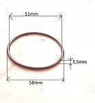 Oring  51,00 mm x 3,50 mm - 2