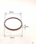 Oring  30,00 mm x 6,00 mm NBR - 2