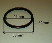 Oring  49,00 mm x 2,00 mm - 2