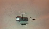 Śruba zacisku hamulcowego Skoda 105, 120 - 2