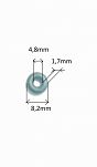 Oring    4,80 mm x 1,70 mm  - 2