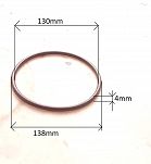 Oring 130,00 mm x 4,00 mm - 2