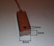 Szczotka   5,0 x 8,0 x 23,0 miedz-węglow JAAX-36 - 4