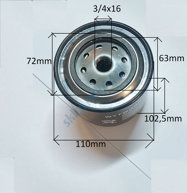 Filtr oleju 569 OP 105, 120, Fiat Łada Sędziszów