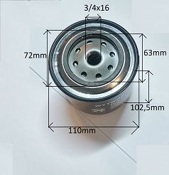 Filtr oleju 569 OP 105, 120, Fiat Łada Sędziszów