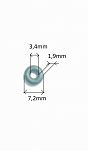 Oring    3,40 mm x 1,90 mm - 2