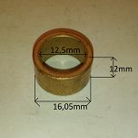 Tulejka rozr. 12,50 mm x 16,05 mm x 12,00 mm AS - 2