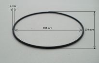 Oring 100,00 mm x 2,00 mm  - 2