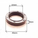 Simmering   22 x 45 x 8 AO FPM Corteco - 2