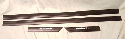 Listwy drzwi czarne kpl. 126p "Maluch"