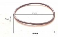 Oring 101,00 mm x 7,00 mm FKM - 2