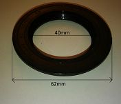 Simmering   40 x 52 / 62 x 8,5 AO NBR Corteco - 2