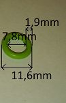 Oring    7,80 mm x 1,90 mm HNBR - 2
