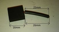 Szczotka   6,5 x 13,5 x 16,0 węglowa 854a - 2